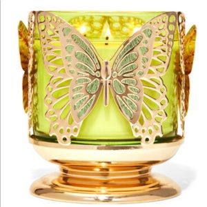 B&BW BUTTERFLY 3-Wick Candle Holder